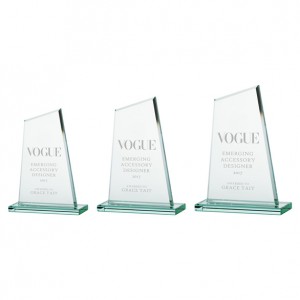 VANQUISH JADE GLASS AWARD - 175MM - AVAILABLE IN 3 SIZES